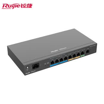 锐捷（Ruijie）9口全千兆多业务网关 RG-EG109G-P 4个POE接口 关键业务带宽保证 三网段免配置 商业门店家居场景