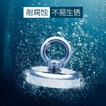 DSB(迪士比)强磁吸铁石磁铁强力打捞专用圆形吸铁石钕铁硼吊环吸盘河道户外打捞神器直径32mm 1个装 DSB(迪士比)强磁吸铁石磁铁强力打捞专用圆形吸铁石钕铁硼吊环吸盘河道户外打捞神器直径32mm 1个装
