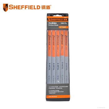 钢盾 SHEFFIELD S069132 钢锯条12×32T,100片/盒