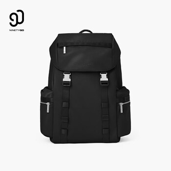 90分休闲运动双肩包 复古大容量旅行健身轻量化男女背包 黑色