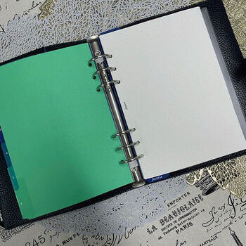 Filofax笔记本英国进口高档活页手帐软皮面简约商务办公会议记录日程礼品礼盒装POP A5黑色029410伴手礼