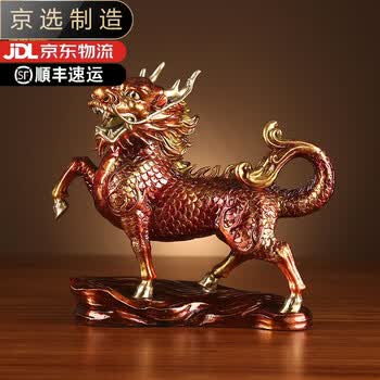 青铜麒麟摆件品牌及商品- 京东