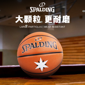 斯伯丁（SPALDING）篮球GOATS成人室外训练7号软手感高弹橡胶85-035Y
