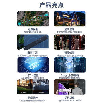 HIKVISION海康威视网络监控硬盘录像机 8路支持8T硬盘H.265编码1080P解码高清7808N-Q1