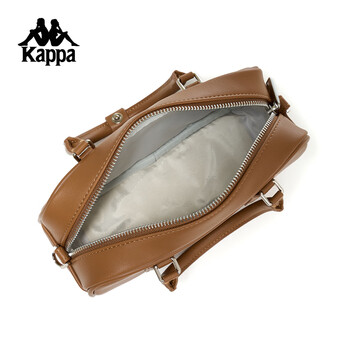 卡帕（Kappa）背靠背时尚单肩包2024新款复古斜挎包休闲包手提包女包K0F28BD11