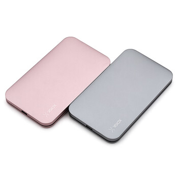 小盘(XDISK)500GB Type-C3.1移动硬盘Q系列2.5英寸 樱花粉 高速全金属8.9mm超簿便携精英款 稳定耐用