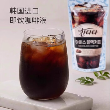 乐天韩国进口康塔塔甜美式咖啡饮料230ml 冷萃榛果美式即饮黑咖啡饮料