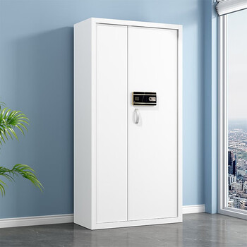 中伟（ZHONGWEI）保密柜文件资料档案员工储物收纳铁皮柜双保险指纹密码锁通门