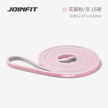 捷英飞（JOINFIT）阻力带弹力带家用训练瑜伽力量拉力带绳 花簇粉 F.S.001A-J