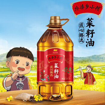 金龙鱼【洗衣液+食用油】洗衣液3kg*4瓶整箱+外婆乡小榨菜籽油5L