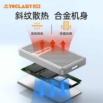 台电（TECLAST）2TB 移动固态硬盘(PSSD) Type-C接口USB3.2手机直连便携电脑外接存储硬盘 2000MB/s