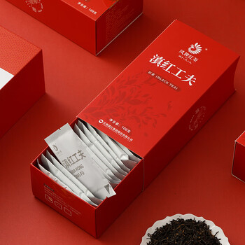 凤牌 红茶 云南滇红工夫礼盒300g 茶叶 中华老字号 中秋礼品送人