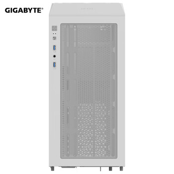 技嘉（GIGABYTE）幽灵白C102GI 机箱钢化玻璃侧透兼容360/240水冷散热器快拆式防尘滤网 白M-ATX/顶置360/磁吸面板