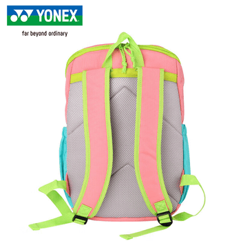 尤尼克斯（YONEX）羽毛球包青少年儿童卡通双肩背包书包BA321CR珊瑚粉