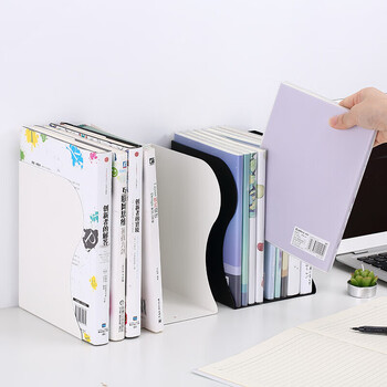 齐心（COMIX）可伸缩书立  书立/书靠/书档 灰色 B2159 