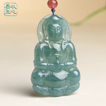蓝水飘花翡翠观音型号规格- 京东