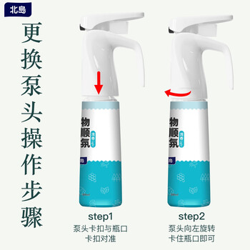 北岛衣物柔顺香氛喷雾(暖阳Warms)300ml*1瓶 留香防静电带泵头