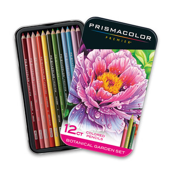 霹雳马（PRISMACOLOR）彩色铅笔彩铅笔12色花园彩铅画笔套装三福绘画美术生专用手绘画画笔