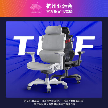 TGIF【iG推荐】ace电竞椅人体工学椅6D扶手电脑游戏家用办公椅黑