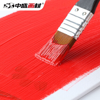 中盛画材100ml丙烯颜料不掉色防水墙绘美术生罐装防晒涂色肌理diy涂鸦鞋炳稀工具浅灰蓝美育工具