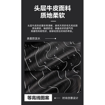 海德（HEAD）头层牛皮双肩包男士15.6英寸通勤电脑包大容量背包女圣诞节礼物