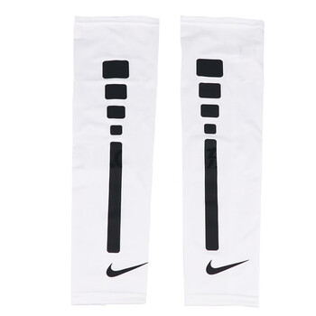 耐克（NIKE）护臂防晒男女薄款袖套臂套透气骑行训练跑步健身白色NKS01127LX