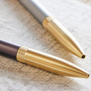 樱花（SAKURA）签字笔宝珠笔黄铜笔礼盒开学季38礼物日本大赏进口精致现代感笔007风景灰高档礼物金属杆礼品笔