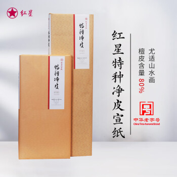 红星 宣纸 紅星 特皮生宣10枚 書道紙