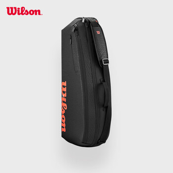 Wilson威尔胜CLASH V3 3PK RACQUET BAG BLACK/INFRARED背包