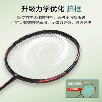 京东京造 利刃500Pro羽毛球拍对拍套装 碳素强化防断线超轻铝拍送6耐打球 京东京造 利刃500Pro羽毛球拍对拍套装 碳素强化防断线超轻铝拍送6耐打球