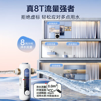 史密斯(A.O.SMITH)佳尼特前置过滤器家用净水器全屋净水小海星CPF-T6 实测8T大流量 双核过滤 3D旋喷式高压反冲洗 史密斯(A.O.SMITH)佳尼特前置过滤器家用净水器全屋净水小海星CPF-T6 实测8T大流量 双核过滤 3D旋喷式高压反冲洗