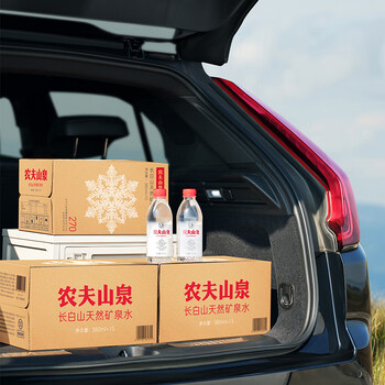 农夫山泉长白山天然矿泉水 380mL*15瓶 整箱装