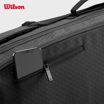 Wilson威尔胜CLASH V3 3PK RACQUET BAG BLACK/INFRARED背包