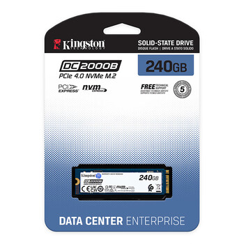金士顿（Kingston）240GB 企业级SSD固态硬盘 M.2(NVMe PCIe 4.0×4) DC2000系列 读速4500MB/s