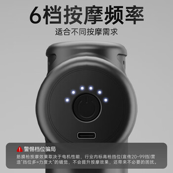 奥克斯（AUX）筋膜枪迷你放松肌膜枪筋膜按摩仪腰背肩颈按摩器专业级家用运动便携健身肌肉放松父母亲节礼物男女