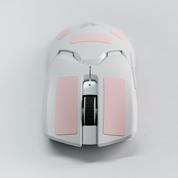 雷釜D-AXT 通用鼠标防滑贴超薄010自定义DIY键盘鼠标防滑防汗贴 粉色超薄防滑贴