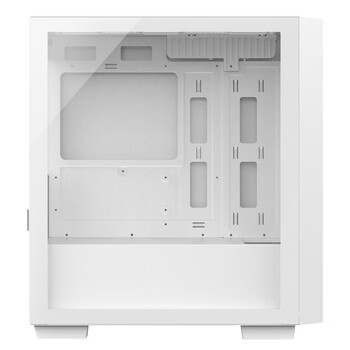 Thermaltake（Tt）启航者F4 白色 Mini小机箱水冷电脑主机（支持MATX主板/钢化玻璃侧透/铁网面板/支持背线）