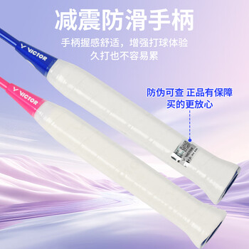 威克多（VICTOR）胜利羽毛球拍升级款娱乐休闲耐打家庭情侣对拍TK-1000/QB