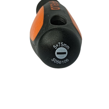 钢盾 SHEFFIELD S056106 双色柄一字螺丝批5×75mm 钢盾 SHEFFIELD S056106 双色柄一字螺丝批5×75mm