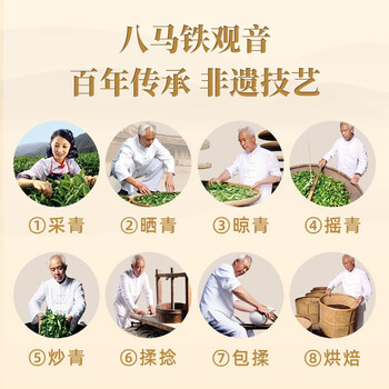 八马茶业（HWM) 赛珍珠1000 特级安溪铁观音浓香型 乌龙茶茶叶礼盒装 150g