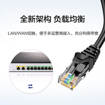 华三（H3C）ER3208G3-X 全千兆企业级VPN网关路由器 负载均衡/内置防火墙/AC管理 带机量150-200替代ER3208G3