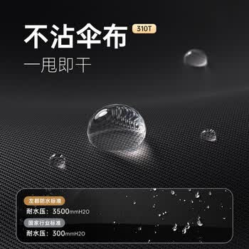 左都（ZUODU）自动碳纤维超轻大号双人长柄雨伞加大加厚固抗风黑胶晴雨两用