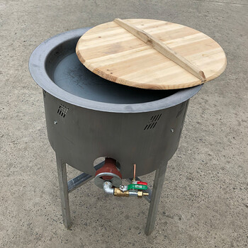 老式生铁煎锅无涂层平底生煎锅铸铁商用宽边煎饼锅摆摊62cm平底锅