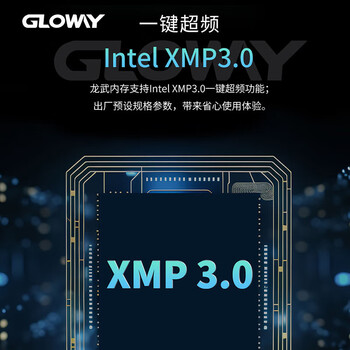 光威（Gloway）32GB(16GBx2) DDR5 6400 台式机内存条 龙武 RGB灯条 海力士M-die CL32 星空黑