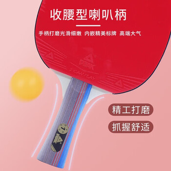 匹克 一星级 乒乓球拍 比赛横直拍对拍套装 1星横直拍