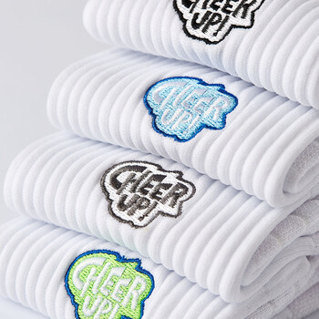 kawasaki川崎羽毛球袜加厚毛巾底舒适防滑透气加油吖TRN训练中袜C6168 kawasaki川崎羽毛球袜加厚毛巾底舒适防滑透气加油吖TRN训练中袜C6168