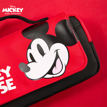 迪士尼（Disney）小学生笔袋 双层大容量收纳袋/高颜值铅笔袋/文具盒 男孩女孩学习用品毕业礼物 史迪奇