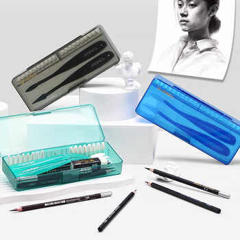 马利素描专用擦刀美术替换头揉擦笔美术生工具揉擦刀美术素描擦笔刀刮刀擦笔柔擦笔擦刀清透蓝40替换头