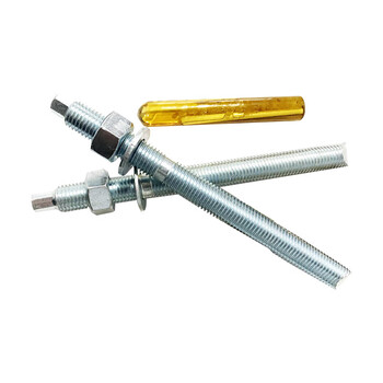 天猴 化学螺栓 化学锚栓 化学膨胀螺丝化学膨胀螺栓锚栓药剂彩锌 10*130（2套）4.8级化学锚栓