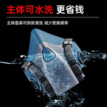 胜丽 M7502防毒面具口罩 防有机蒸气及多种气体 喷漆装修实验室 硅胶款 配M6006
